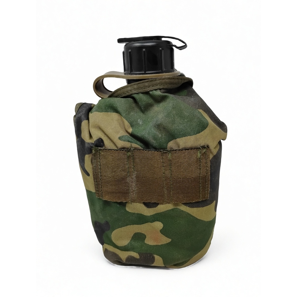 Gorpcore Streetwear US Military Canteen NBC Gas Mask Cap Woodland Pouch Field